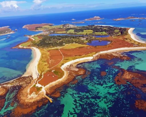 Tresco Island The Isles of Scilly 5D Diamond Painting