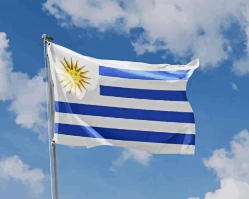 Uruguay Flag 5D Diamond Painting