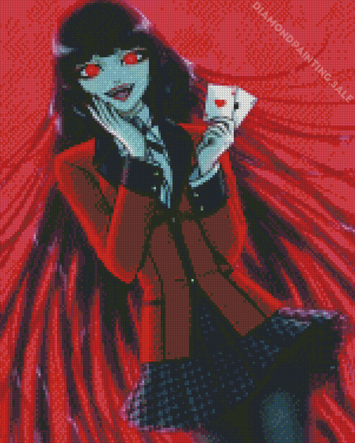 Yumeko Jabami Kakegurui Anime 5D Diamond Painting