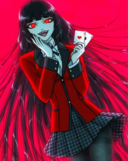 Yumeko Jabami Kakegurui Anime 5D Diamond Painting