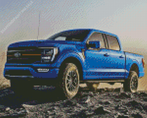 Blue F150 Ford 5D Diamond Painting