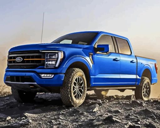 Blue F150 Ford 5D Diamond Painting