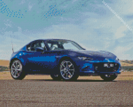 Blue MX5 5D Diamond Painting