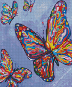 Colorful Butterflies 5D Diamond Painting