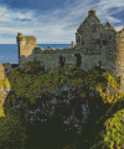 Dunluce Castle 5D Diamond Painting