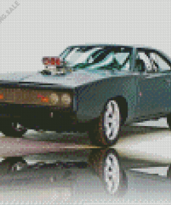 Grey Charger RT 1970 5D Diamond Painting