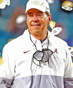 Nick Saban 5D Diamond Painting