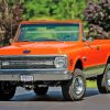 Orange 197 k5 Chevy Blazer 5D Diamond Painting