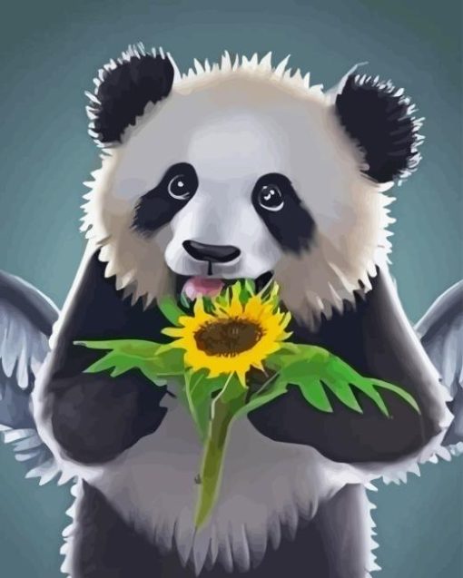 Panda Angel 5D Diamond Painting