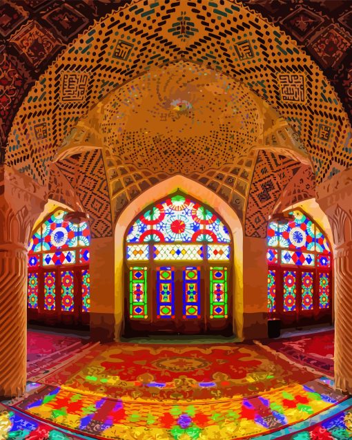 Persia Colorful Mosque 5D Diamond Painting