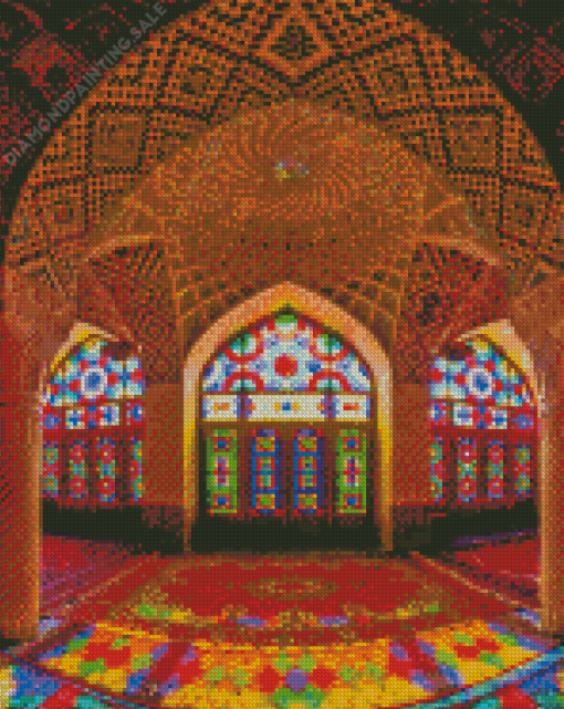 Persia Colorful Mosque 5D Diamond Painting