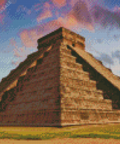 Pyramid Of Kukulcan El Castillo 5D Diamond Painting