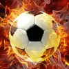 Soccer Ball On Fire 5D Diamond Painting