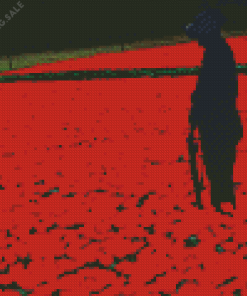 Soldiers And Poppies Field 5D Diamond Painting