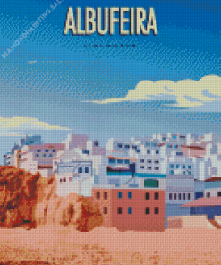 Albufeira Algarve Poster 5D Diamond Painting