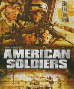 American Soldiers Poster 5D Diamond Painting