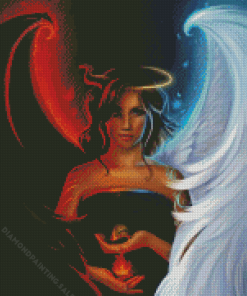 Angel With Devil 5D Diamond Painting