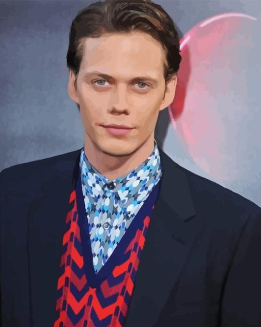 Bill Skarsgard Swedish Actor 5D Diamond Painting