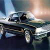 Black Chevrolet El Camino 5D Diamond Painting