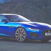 Blue Jaguar F Type 5D Diamond Painting