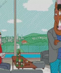 Bojack And Todd 5D Diamond Painting