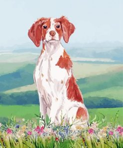 Brittany Spaniel 5D Diamond Painting