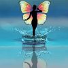 Butterfly Lady With Water 5D Diamond Painting