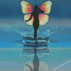 Butterfly Lady With Water 5D Diamond Painting