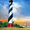 Cape Hatteras Lighthouse Art 5D Diamond Painting