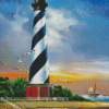 Cape Hatteras Lighthouse Art 5D Diamond Painting