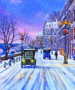 Christmas Paris 5D Diamond Painting