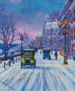 Christmas Paris 5D Diamond Painting