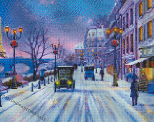 Christmas Paris 5D Diamond Painting