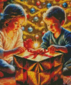 Christmas Children 5D Diamond Painting