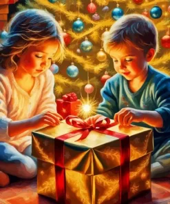 Christmas Children 5D Diamond Painting