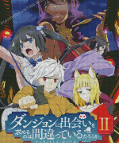 Danmachi Anime Poster 5D Diamond Painting