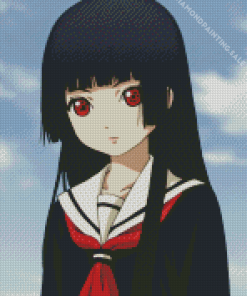 Enma Ai Hell Girl 5D Diamond Painting