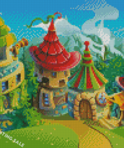 Fantasy Village Art 5D Diamond Painting