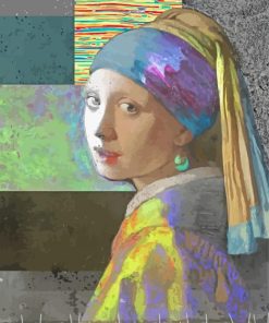 Girl With The Pearl Earring Art 5D Diamond Painting