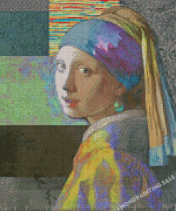 Girl With The Pearl Earring Art 5D Diamond Painting