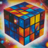 Galaxy Rubiks Cube 5D Diamond Painting