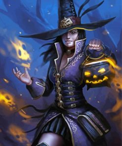 Halloween Witch 5D Diamond Painting