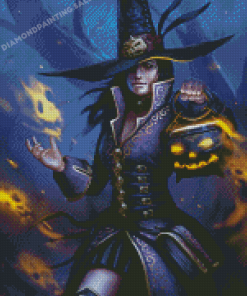 Halloween Witch 5D Diamond Painting