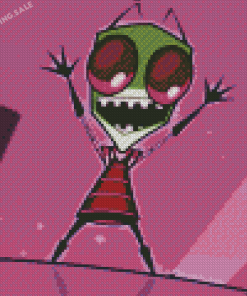 Invader Zim 5D Diamond Painting