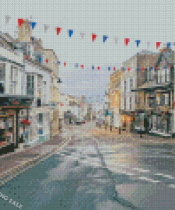 Lyme Regis Streets 5D Diamond Painting