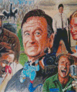 Many Faces Of Robin Williams 5D Diamond Painting