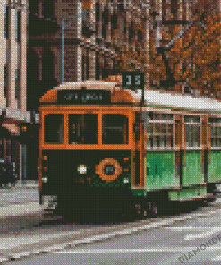 Melbourne Tram 5D Diamond Painting