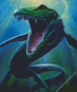 Mosasaurus Underwater Art 5D Diamond Painting