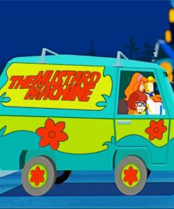 Mystery Machine Scooby Doo 5D Diamond Painting