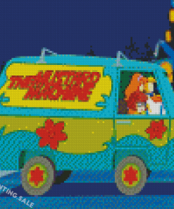 Mystery Machine Scooby Doo 5D Diamond Painting